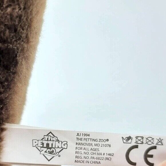The Petting Zoo Sea Otter Realistic Plush Brown 10" Standing Stuffed Animal 2007 - Picture 8 of 10